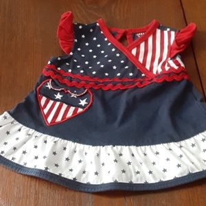 Infant patriotic dress